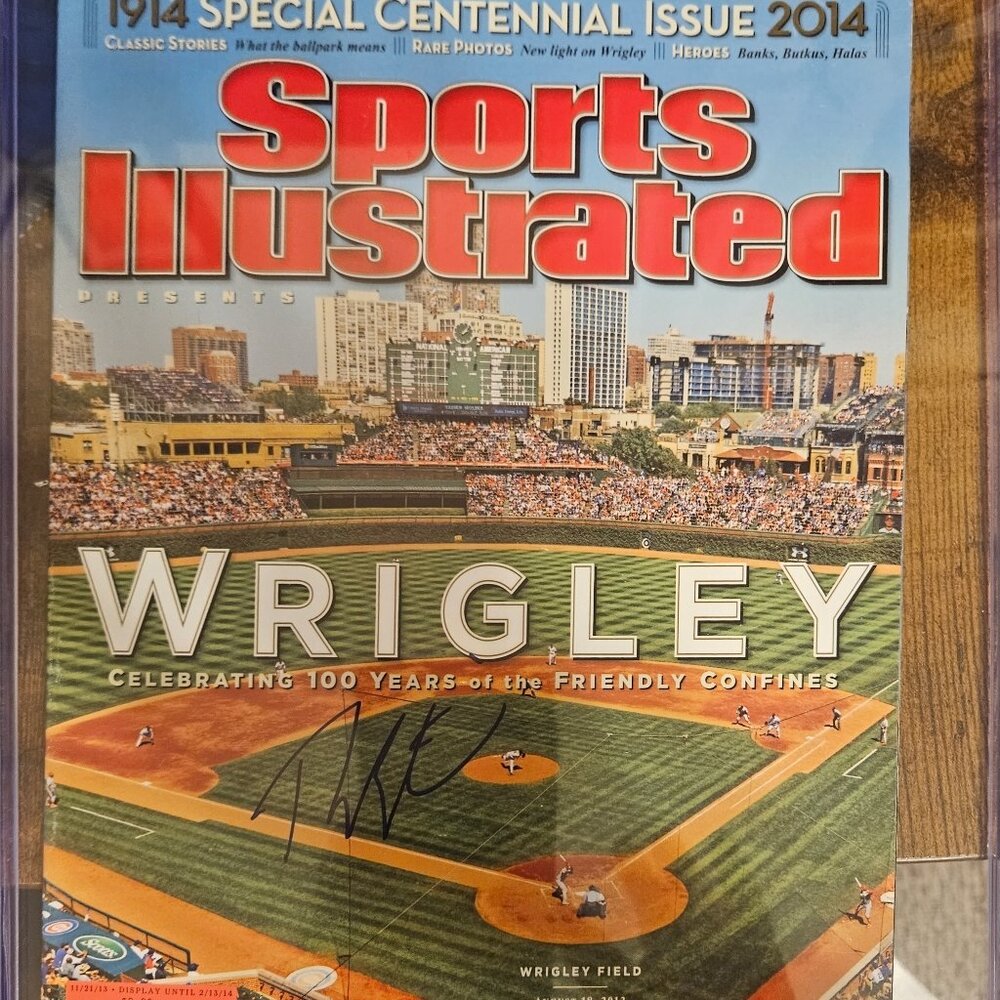 Sports Illustrated Theo Epstein Autograph JSA Authenticated
